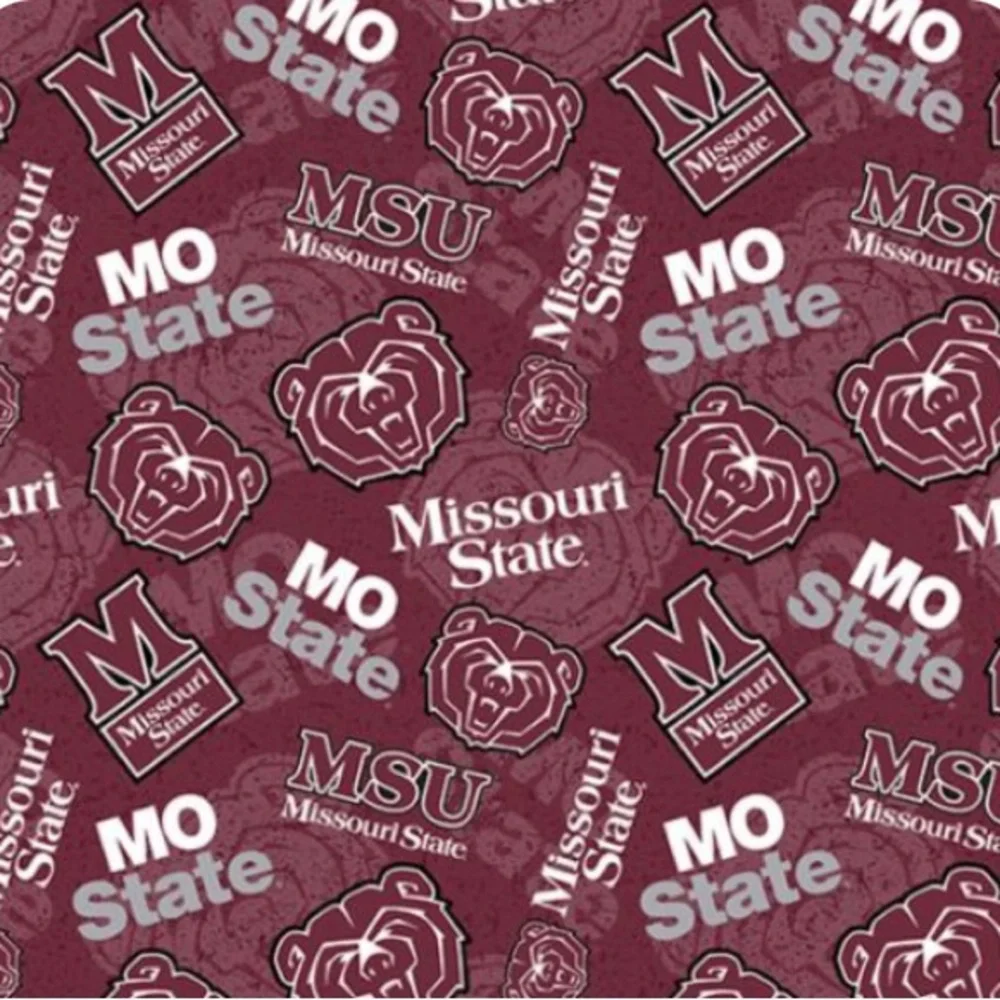NWT Missouri Mo State Bears Hair Scrunchies Wristbands 2 Pack Made in USA
